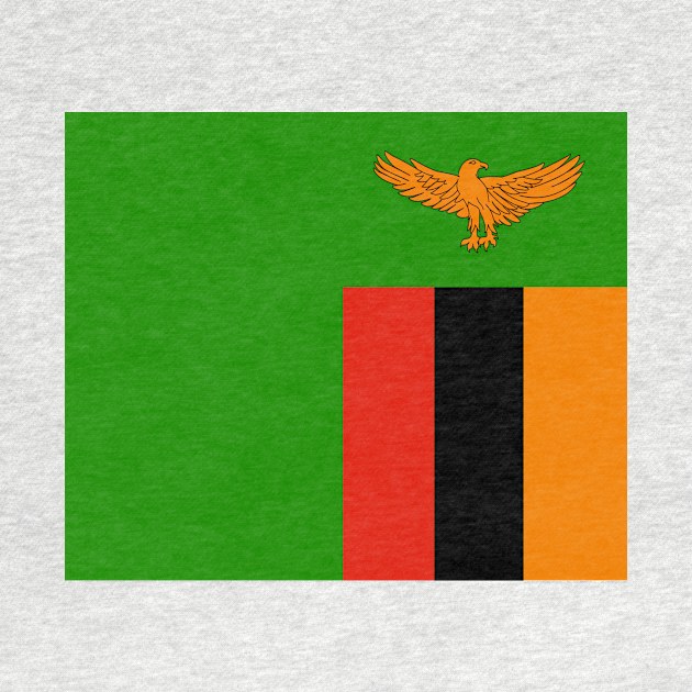 Zambia Flag by flag for all